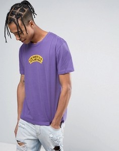 Фиолетовая футболка с текстовым принтом Criminal Damage - Фиолетовый