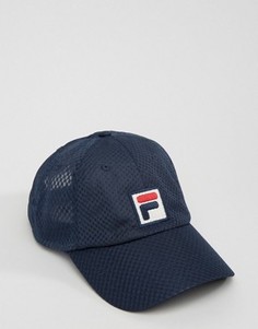 Темно-синяя сетчатая бейсболка Fila Vintage - Темно-синий