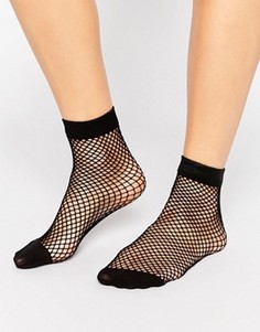 Носки в крупную сетку ASOS - Черный