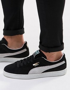 Замшевые кроссовки Puma - Черный