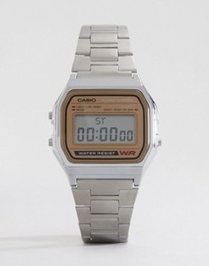 Цифровые часы Casio Classic Retro A158WEA-9EF - Серебряный