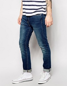 Зауженные выбеленные джинсы синего цвета Levis 510 - Синий Levis®
