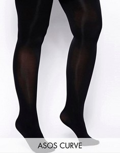 Черные колготки плотностью 80 ден ASOS CURVE - Черный