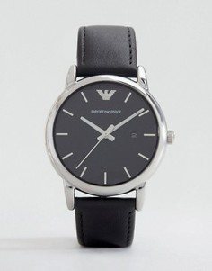 Часы с кожаным ремешком Emporio Armani AR1692 - Черный