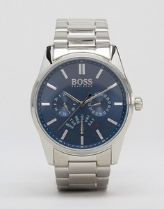 Часы с хронографом и ремешком из нержавеющей стали BOSS By Hugo Boss 1513126 - Серебряный