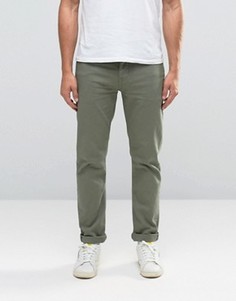 Зеленые стретчевые джинсы слим ASOS - Зеленый