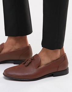 Коричневые лоферы с кисточками ASOS - Рыжий