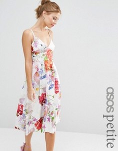 Премиум-платье миди для выпускного ASOS PETITE SALON - Мульти