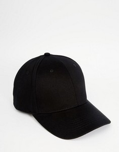Черная бейсболка ASOS - Черный