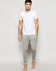 Джоггеры зауженного кроя с манжетами Jack &amp; Jones - Серый