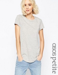 Футболка с круглым вырезом ASOS PETITE The Ultimate - Серый