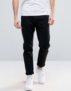 Черные суженные книзу джинсы ASOS - Черный