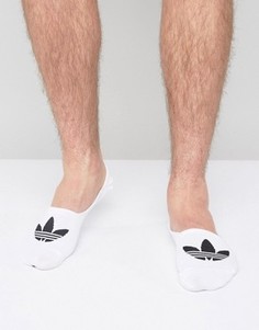 Белые носки-невидимки adidas Originals S20051 - Белый