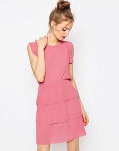 Плиссированное платье мини ASOS - Мульти