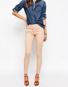 Выбеленные розовые джинсы ASOS SCULPT ME Premium - Розовый