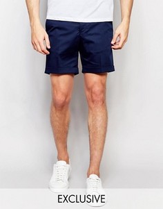 Супероблегающие шорты с отворотами Noak - Синий