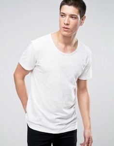 Футболка с овальным вырезом Only & Sons - Белый