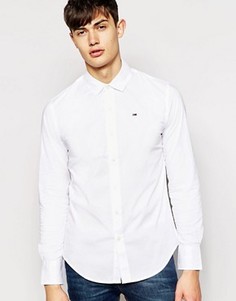 Эластичная рубашка слим Hilfiger Denim - Белый
