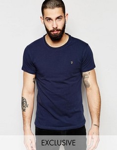 Эластичная футболка эксклюзивно для Farah - Темно-синий
