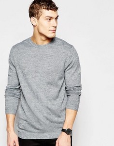 Серый джемпер с круглым вырезом ASOS - Серый