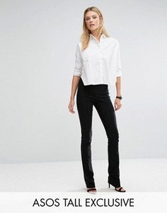 Расклешенные брюки ASOS TALL - Черный