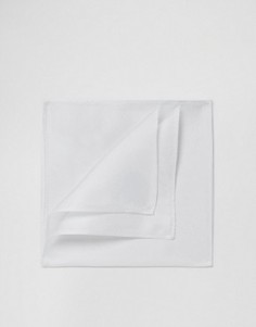 Белый шелковый платок для нагрудного кармана ASOS - Белый