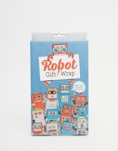 Подарочная упаковочная бумага с роботами Luckies - Мульти Gifts