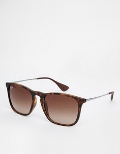 Солнцезащитные очки-вайфареры Ray-Ban 0RB4187 - Коричневый