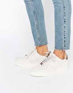 Замшевые кроссовки Nike Air Force 1 Premium - Серый