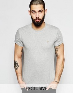 Серая облегающая футболка Farah Farris - Серый