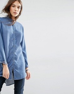 Легкая джинсовая рубашка Hilfiger Denim - Синий