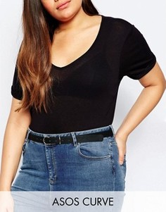 Ремень на пояс и бедра ASOS CURVE - Черный