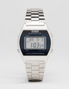 Серебристые цифровые часы Casio B640WD - Серебряный