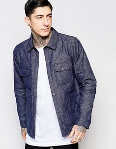 Стеганая рубашка‑куртка Lee - Темно-синий