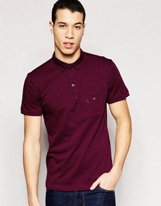 Футболка-поло с карманом Original Penguin - Розовый