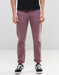 Фиолетовые стретчевые джинсы слим ASOS - Фиолетовый