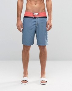 Пляжные шорты в стиле колор блок Abercrombie &amp; Fitch - Красный