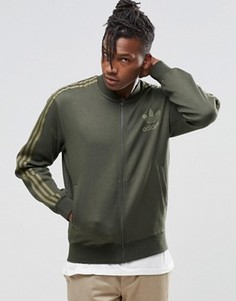 Спортивная куртка adidas Originals B10720 - Зеленый