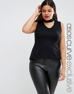 Топ ASOS CURVE - Черный