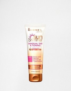 Молочко-автозагар для тела с тонизирующим эффектом Rimmel London Sunshimmer - 125 мл - Бесцветный