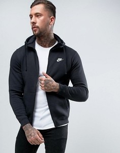 Черное худи Nike Club 804389-010 - Черный