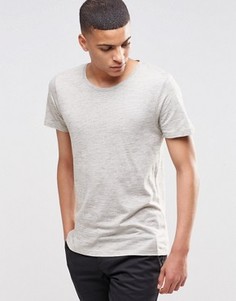 Меланжевая футболка Selected Homme - Зеленый