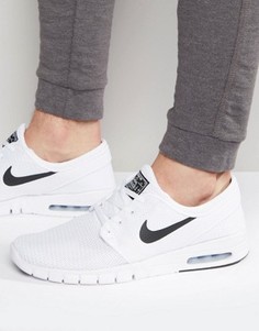 Белые кроссовки Nike SB Stefan Janoski Max 631303-100 - Белый