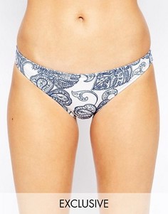 Бикини трусики-хипстеры с принтом ASOS FULLER BUST - Мульти