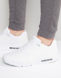 Белые кроссовки Nike Air Max 1 Ultra Essential 819476-105 - Белый