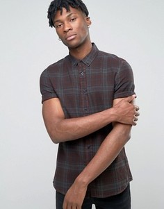 Серая клетчатая рубашка классического кроя ASOS - Серый