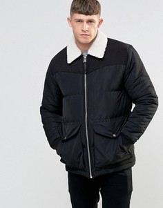 Куртка с воротником борг Bellfield - Черный