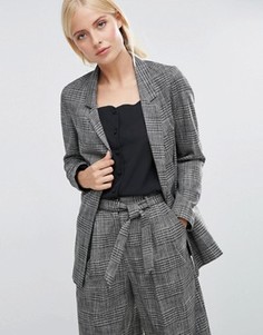 Блейзер для офиса в клетку ASOS Workwear - Мульти