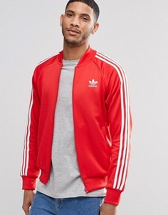 Спортивная куртка с трилистником adidas Originals Superstar AY7062 - Красный