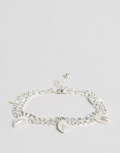 Браслет с жемчугом ASOS WEDDING - Кремовый
